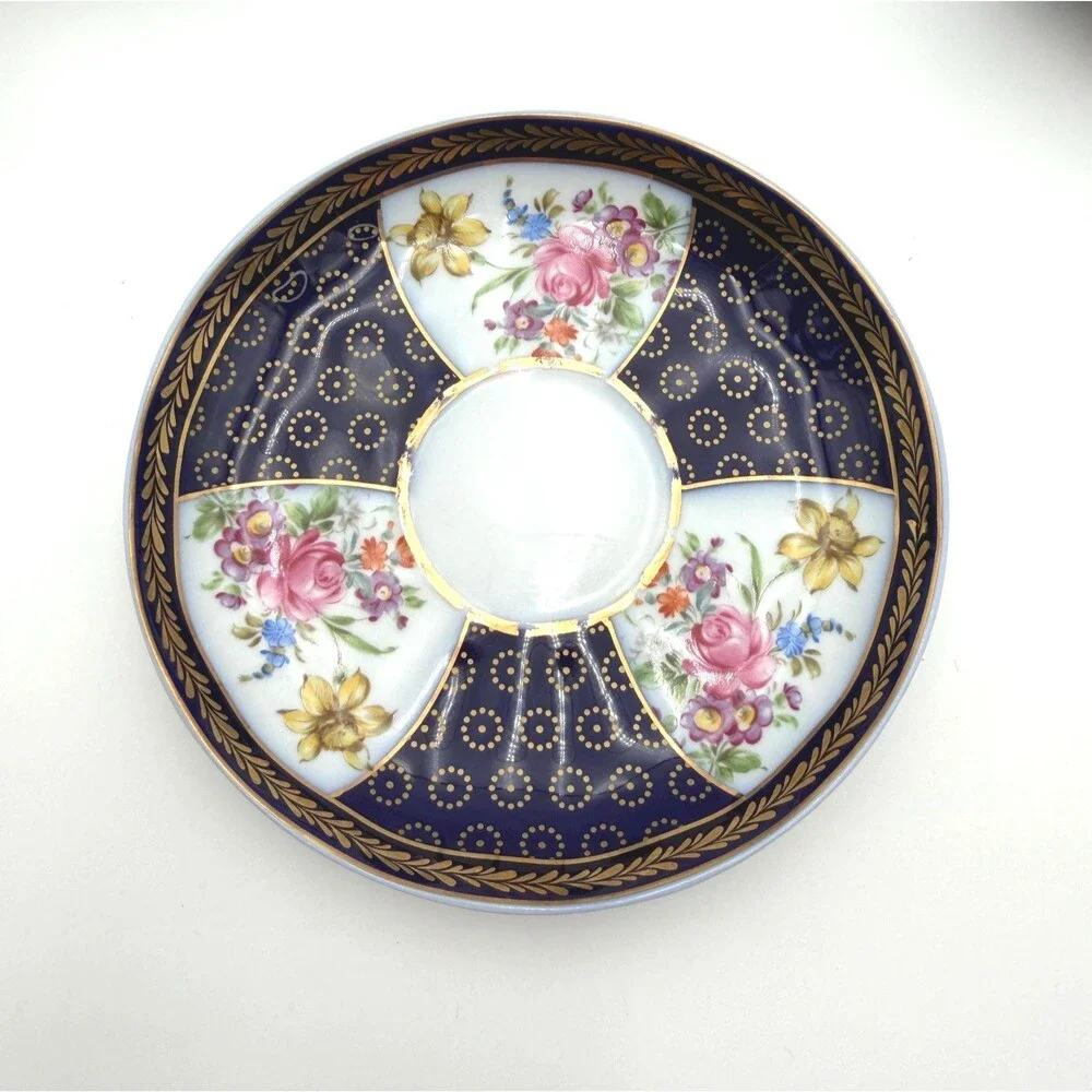 Floral Stackable Teapot & Individual Cup Coffee or Tea